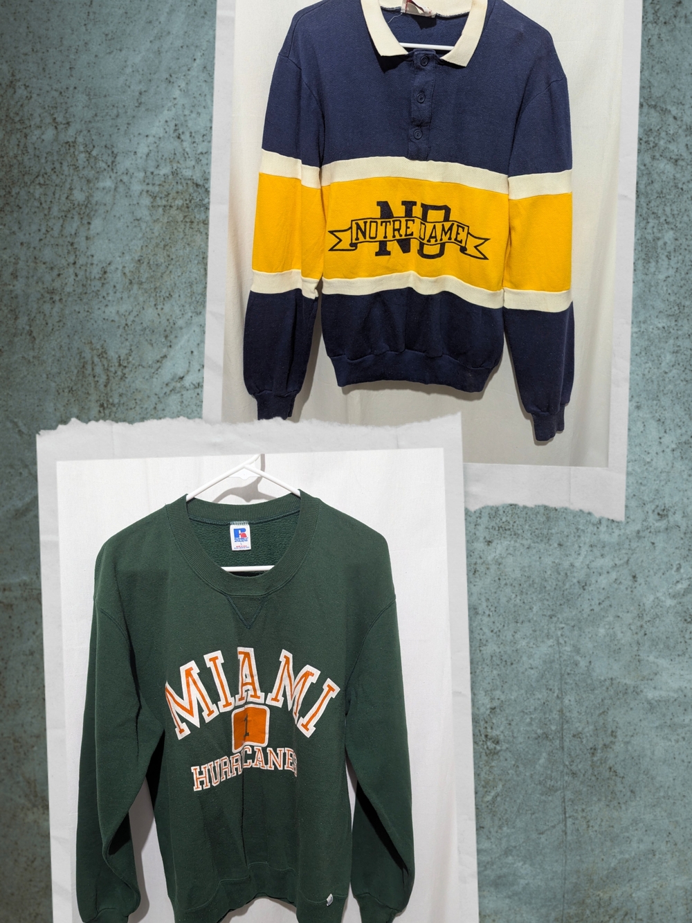 80s Notre Dame & Miami  Sweatshirt Bundle